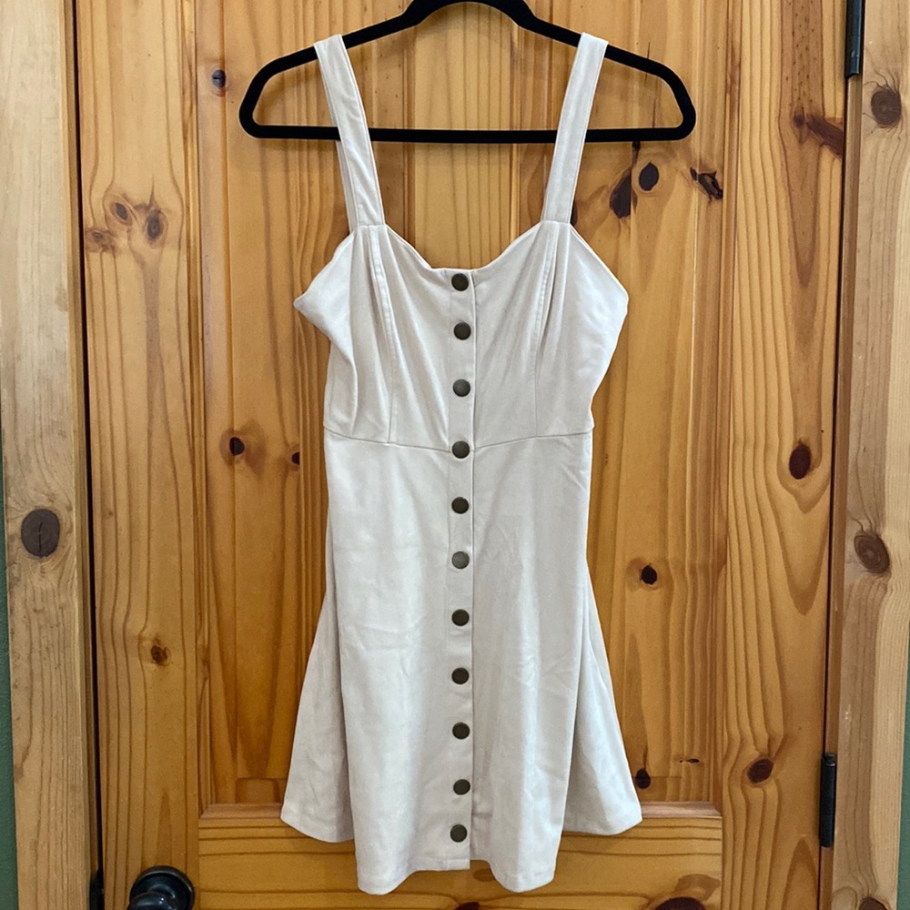 Forever 21 Small beige velvet dress